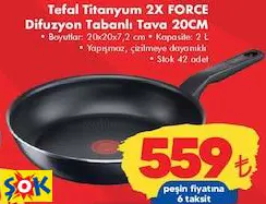TEFAL TİTANYUM 2X FORCE DİFUZYON TABANLI TAVA 20CM TEFAL TİTANYUM 2X FORCE DİFUZYON TABANLI TAVA 20CM
